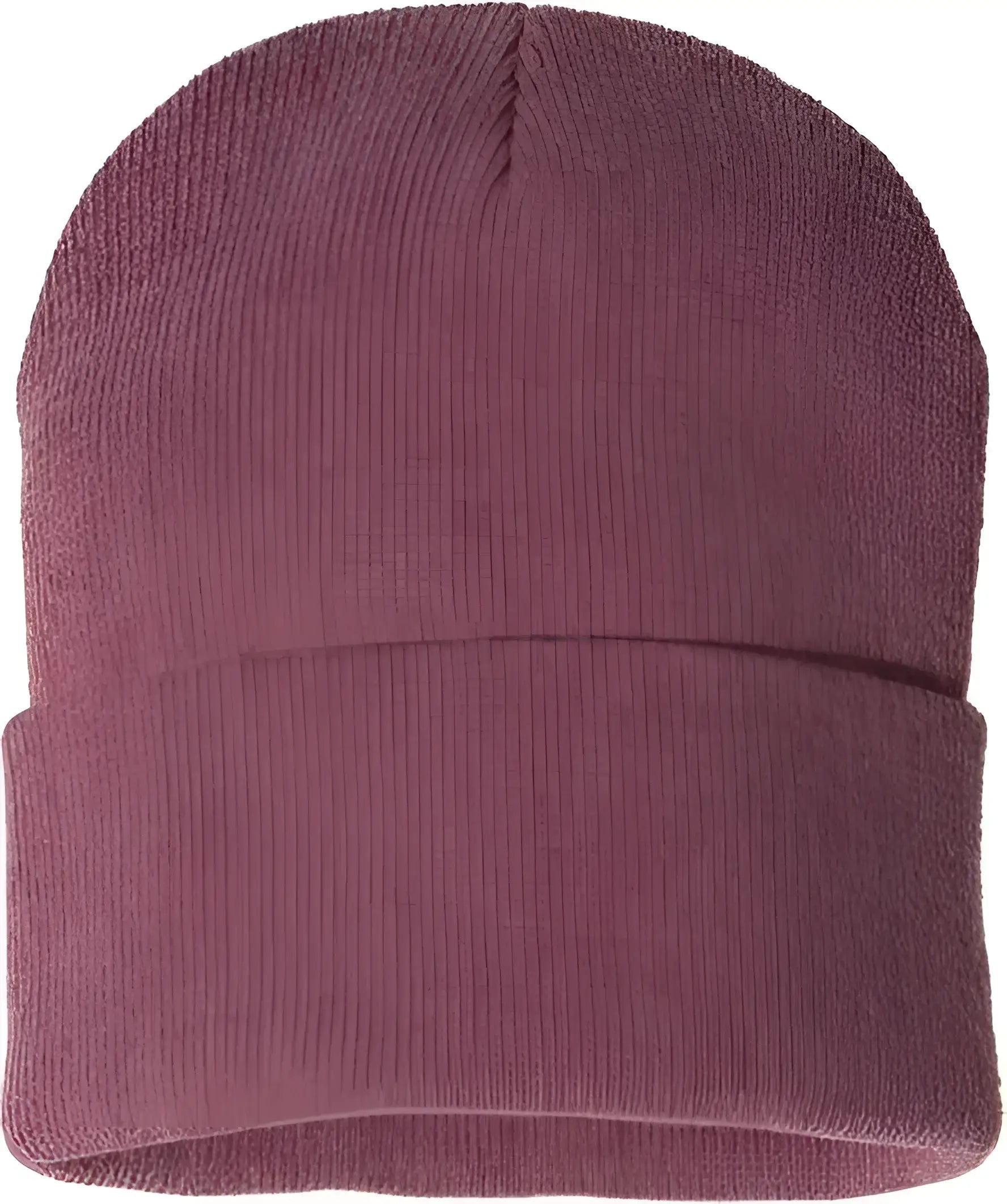 Sportsman SP12 Solid 12’’ Cuffed Beanie - Heather Cardinal - Cardinal / One Size Fits Most