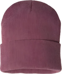 Sportsman SP12 Solid 12’’ Cuffed Beanie - Heather Cardinal - Cardinal / One Size Fits Most