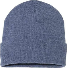 Sportsman SP12 Solid 12’’ Cuffed Beanie Heather Navy Navy / One Size Fits Most