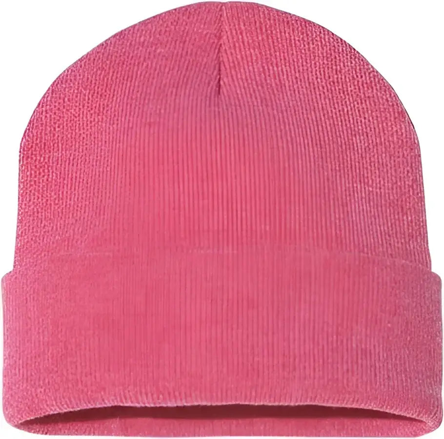 Sportsman SP12 Solid 12’’ Cuffed Beanie Heather Red Red / One Size Fits Most
