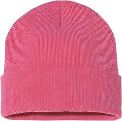 Sportsman SP12 Solid 12’’ Cuffed Beanie Heather Red Red / One Size Fits Most
