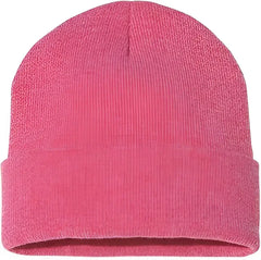 Sportsman SP12 Solid 12’’ Cuffed Beanie Heather Red Red / One Size Fits Most