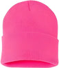 Sportsman SP12 Solid 12’’ Cuffed Beanie Neon Pink Pink / One Size Fits Most