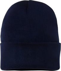 Sportsman SP12FL Fleece Lined 12’’ Cuffed Beanie - Navy - Navy / One Size Fits Most