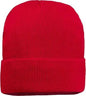 Sportsman SP12JL 12’’ Jersey Lined Cuffed Beanie - Red - Red / One Size Fits Most