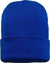 Sportsman SP12JL 12’’ Jersey Lined Cuffed Beanie - Royal - Royal / One Size Fits Most