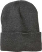 Sportsman SP12JL Jersey Lined 12’’ Cuffed Beanie - Heather Charcoal - Dark Gray / One Size Fits Most