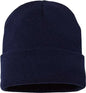Sportsman SP12JL Jersey Lined 12’’ Cuffed Beanie - Navy - Navy / One Size Fits Most