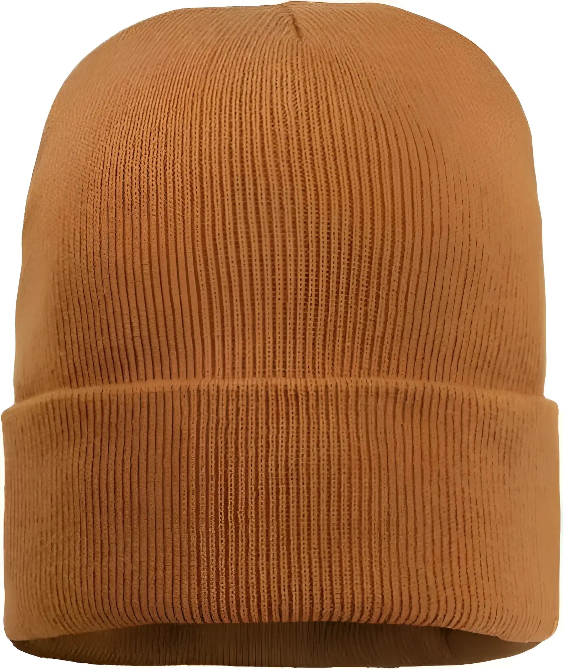 Sportsman SP12SL 12’’ Sherpa Lined Cuffed Beanie - Coyote Brown - Brown / One Size Fits Most