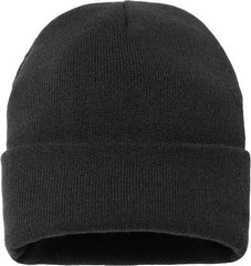 Sportsman SP12SL Sherpa Lined 12’’ Cuffed Beanie - Black - Black / One Size Fits Most