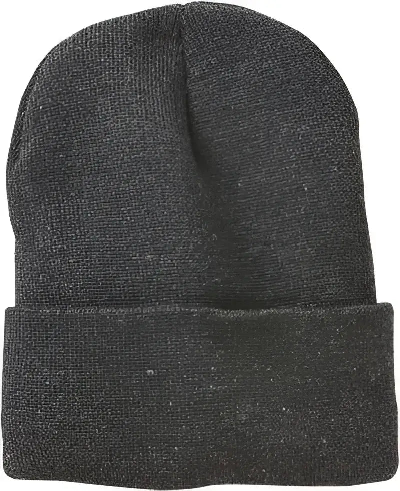 Sportsman SP12SL Sherpa Lined 12’’ Cuffed Beanie - Heather Charcoal - Dark Gray / One Size Fits Most