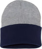 Sportsman SP12T Colorblocked 12’’ Cuffed Beanie - Heather Navy - Navy / One Size Fits Most