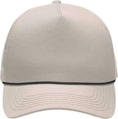 Sportsman SP1300 Five-Panel Rope Heritage Fit Cap - Khaki - Khaki / One Size Fits Most