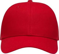 Sportsman SP1400 Lo-Pro Solid Back Traditional Trucker Cap - Red - Red / One Size Fits Most