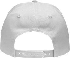 Sportsman SP1400 Lo-Pro Solid Back Traditional Trucker Cap - White - White / One Size Fits Most