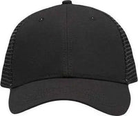 Sportsman SP1450 Traditional Lo-Pro Mesh Back Trucker Fit Cap - Charcoal Black - Dark Gray Black / One Size Fits Most