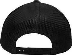 Sportsman SP1450 Traditional Lo-Pro Mesh Back Trucker Fit Cap - Charcoal Black - Dark Gray Black / One Size Fits Most