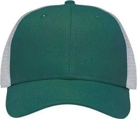 Sportsman SP1450 Traditional Lo-Pro Mesh Back Trucker Fit Cap - Forest Green White - Forest White / One Size Fits Most