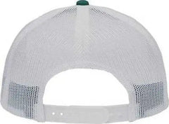 Sportsman SP1450 Traditional Lo-Pro Mesh Back Trucker Fit Cap - Forest Green White - Forest White / One Size Fits Most