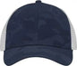 Sportsman SP1450 Traditional Lo-Pro Mesh Back Trucker Fit Cap - Navy Camo White - Navy White / One Size Fits Most