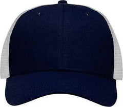 Sportsman SP1450 Traditional Lo-Pro Mesh Back Trucker Fit Cap - Navy White - Navy White / One Size Fits Most