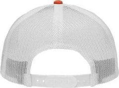 Sportsman SP1450 Traditional Lo-Pro Mesh Back Trucker Fit Cap - Orange White - Orange White / One Size Fits Most