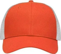 Sportsman SP1450 Traditional Lo-Pro Mesh Back Trucker Fit Cap - Orange White - Orange White / One Size Fits Most