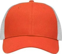 Sportsman SP1450 Traditional Lo-Pro Mesh Back Trucker Fit Cap - Orange White - Orange White / One Size Fits Most