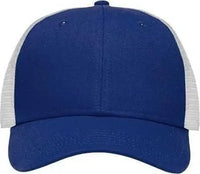 Sportsman SP1450 Traditional Lo-Pro Mesh Back Trucker Fit Cap - Royal White - Royal White / One Size Fits Most