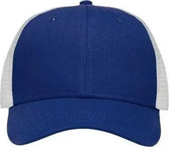 Sportsman SP1450 Traditional Lo-Pro Mesh Back Trucker Fit Cap - Royal White - Royal White / One Size Fits Most