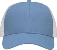 Sportsman SP1450 Traditional Lo-Pro Mesh Back Trucker Fit Cap - Sky Blue White - Columbia Blue White / One Size Fits