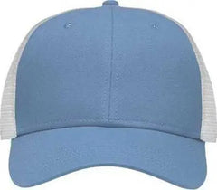 Sportsman SP1450 Traditional Lo-Pro Mesh Back Trucker Fit Cap - Sky Blue White - Columbia Blue White / One Size Fits