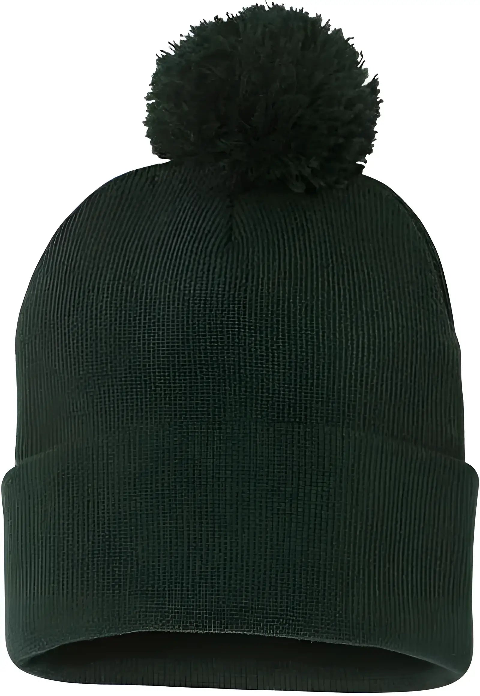 Sportsman SP15 Pom-Pom 12’’ Knit Beanie - Forest - Forest / One Size Fits Most