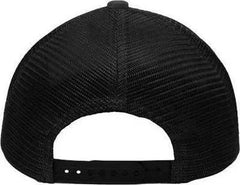 Sportsman SP1550 Modern Five-Panel Trucker Fit Cap - Charcoal Black - Dark Gray Black / One Size Fits Most