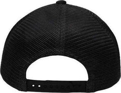 Sportsman SP1550 Modern Five-Panel Trucker Fit Cap - Old Wash Black Black - Black / One Size Fits Most