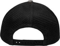 Sportsman SP1550 Modern Five-Panel Trucker Fit Cap - Old Wash Gray Black - Gray Black / One Size Fits Most