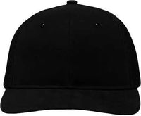 Sportsman SP1650 Modern Six-Panel Trucker Fit Cap - Black Black - Black / One Size Fits Most