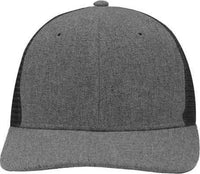 Sportsman SP1650 Modern Six-Panel Trucker Fit Cap - Heather Black Black - Black / One Size Fits Most