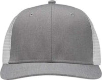 Sportsman SP1650 Modern Six-Panel Trucker Fit Cap - Heather Gray White - Gray White / One Size Fits Most