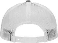 Sportsman SP1650 Modern Six-Panel Trucker Fit Cap - Heather Gray White - Gray White / One Size Fits Most