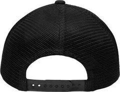 Sportsman SP1650 Modern Six-Panel Trucker Fit Cap - X Hatch Black Black - Black / One Size Fits Most