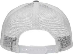 Sportsman SP1650 Modern Six-Panel Trucker Fit Cap - X Hatch Gray White - Gray White / One Size Fits Most