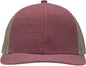 Sportsman SP1650 Modern Six-Panel Trucker Fit Cap - X Hatch Red Khaki - Red Khaki / One Size Fits Most