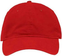Sportsman SP1700 Dad Hat Cap Fit - Chino Red - Red / One Size Fits Most