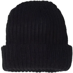 Sportsman SP90 12’’ Chunky Knit Cuffed Beanie - Black - Black / One Size Fits Most