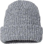 Sportsman SP90 12’’ Chunky Knit Cuffed Beanie - Grey White Speckled - Gray White / One Size Fits Most