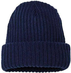 Sportsman SP90 12’’ Chunky Knit Cuffed Beanie - Navy - Navy / One Size Fits Most