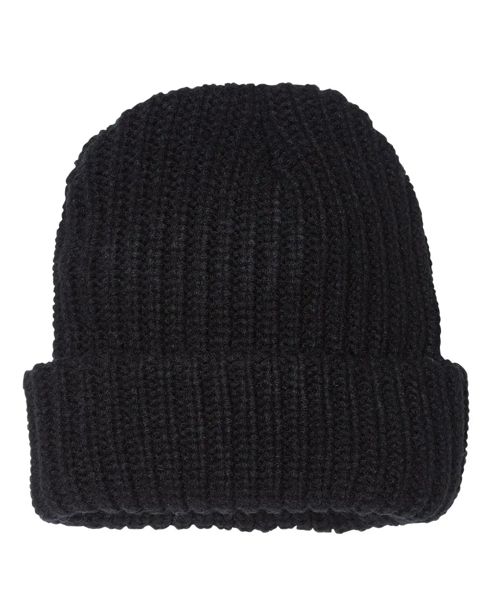 Sportsman SP90S 12’’ Chunky Cuffed Beanie - SP90 - Black - Black / One Size Fits Most