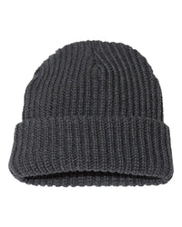 Sportsman SP90S 12’’ Chunky Cuffed Beanie - SP90 - Charcoal - Charcoal / One Size Fits Most