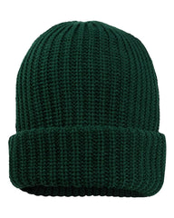 Sportsman SP90S 12’’ Chunky Cuffed Beanie - SP90 - Forest Green - Forest Green / One Size Fits Most